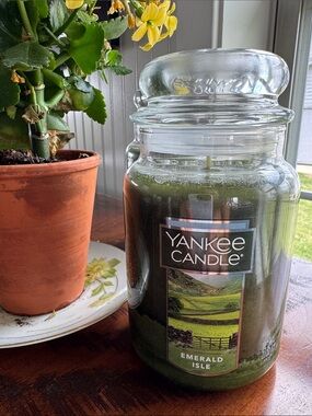 Yankee Candle EMERALD ISLE Large Jar Candle 22oz 1 Wick New - Retired Scent